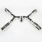 Love In Leather Black & Glow In The Dark Bulldog Brace BRA068