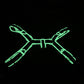 Love In Leather Black & Glow In The Dark Bulldog Brace BRA068