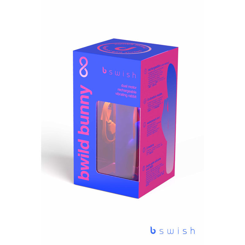 B Swish Bwild Classic Bunny Infinite Limited Edition Pacific Blue Rabbit Vibrator