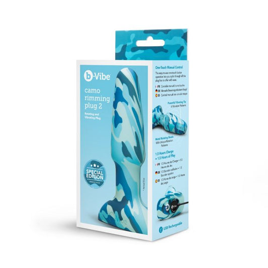 COTR | B-Vibe Rimming Plug 2 Camo Vibrating Anal Plug