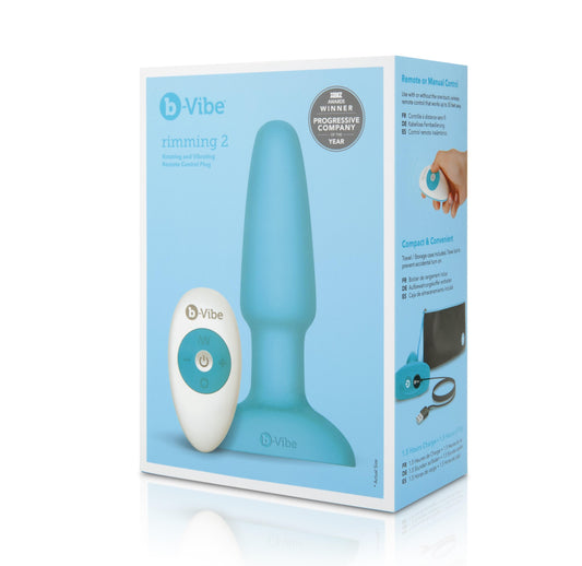COTR | B-Vibe Rimming Plug 2 Teal with Remote Control