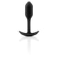COTR | B-Vibe Snug Plug 1 Black - Weighted Butt Plug