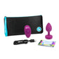 COTR | B-Vibe Vibrating Jewel Plug S/M Fuchsia with Pink Ruby and Remote