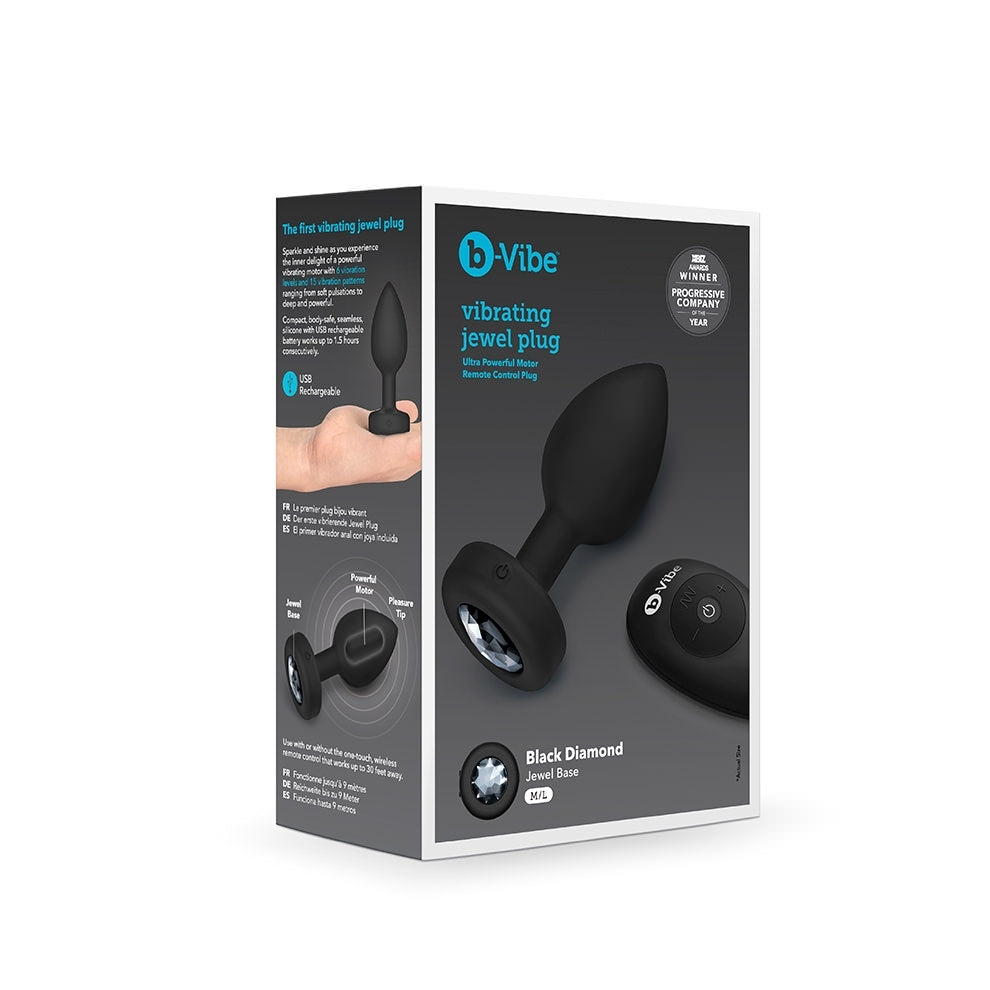 COTR | B-Vibe Vibrating Jewel Plug M/L with Remote Control
