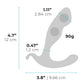 COTR | B-Vibe Rocker Plug - Weighted Vibrating Prostate Massager