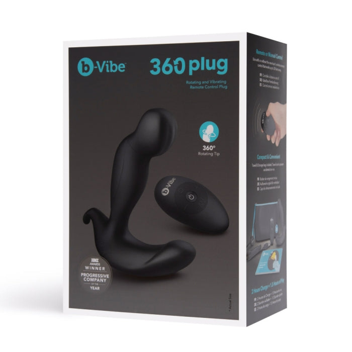 COTR | B-Vibe 360 Plug - Rotating and Vibrating Prostate Massager with Remote