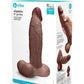 COTR | B-Vibe Slipskin Realistic Silicone Dildo - 9" Girthy Brown