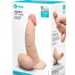 COTR | B-Vibe Slipskin Realistic Silicone Dildo - 6.5" Curved Cream