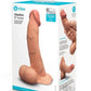 COTR | B-Vibe Slipskin Realistic Silicone Dildo - 8" Curved Mocha