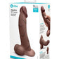 COTR | B-Vibe Slipskin Realistic Silicone Dildo - 10" Curved Brown