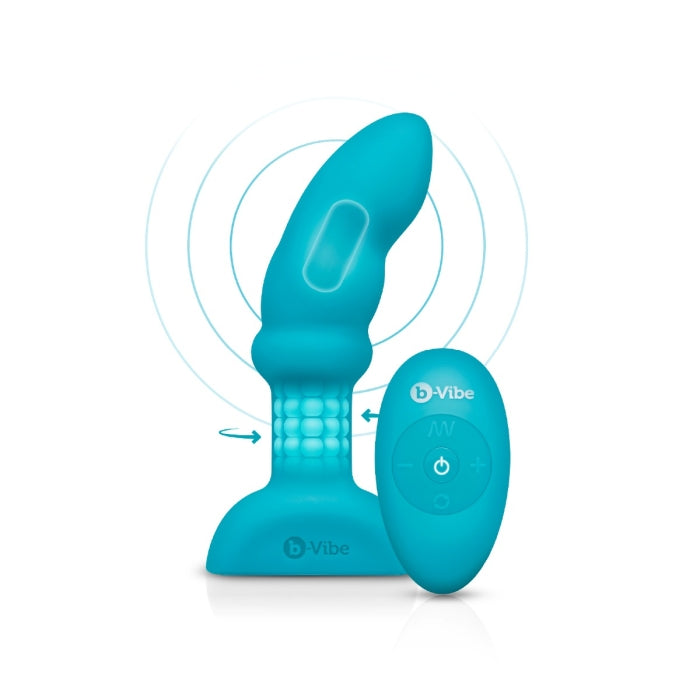 COTR | B-Vibe Remote Control Rimming P-Spot Plug - Rotating & Vibrating Prostate Stimulator