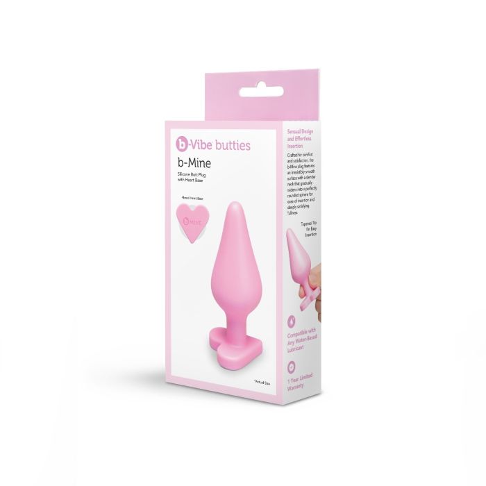 COTR | B-Vibe Butties B-Mine Silicone Heart Butt Plug