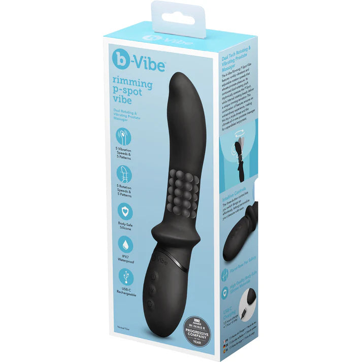 COTR | B-Vibe Rimming P-Spot Vibe - Rotating Beads & Vibrating Prostate Massager