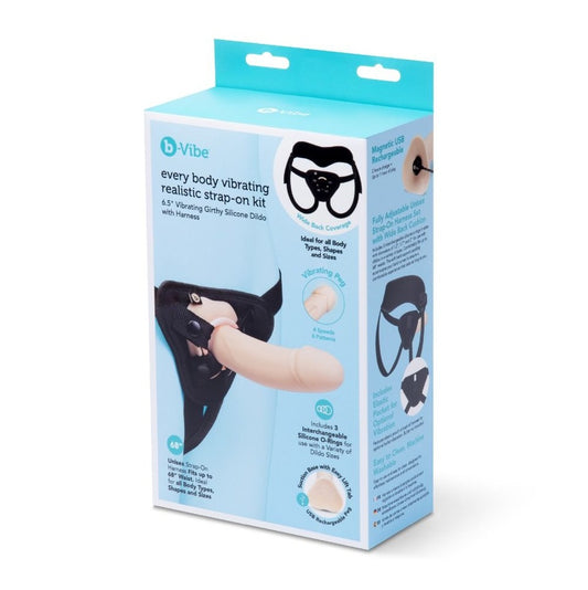 COTR | B-Vibe Every Body Vibrating Realistic Strap-On Kit