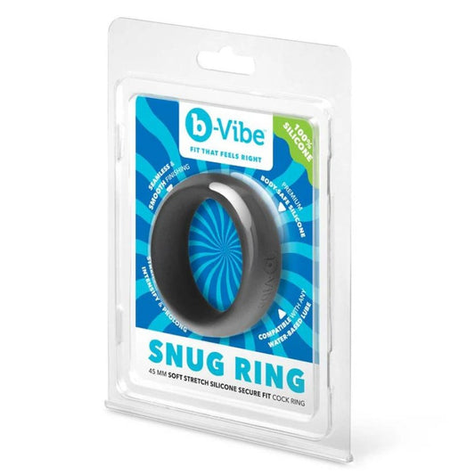 COTR | B-Vibe Snug Ring 45mm Snug Fit Silicone Cock Ring - Black