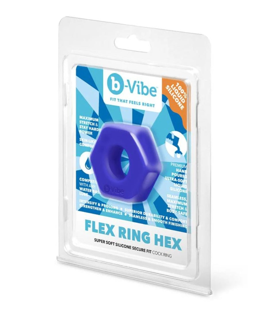 COTR | B-Vibe Flex Ring Hex - Silicone Cock Ring