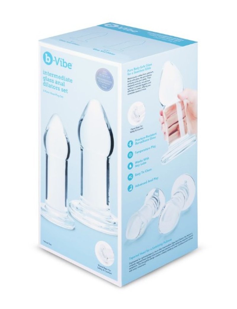 COTR | B-Vibe Intermediate Glass Anal Dilator Set