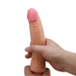 Party Up STEVEN Slide Skin Dong - Flesh 21cm Flexible Dildo