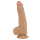 Party Up THOMAS Slide Skin Dong - Flesh 23cm Flexible Dildo