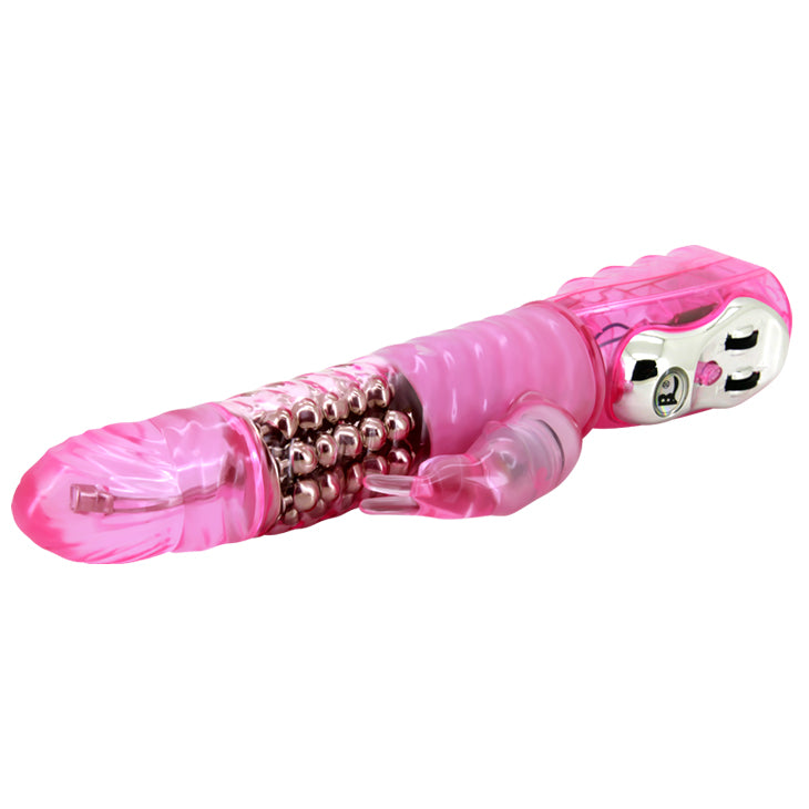Baile Rotating Beads Rabbit Vibrator Purple