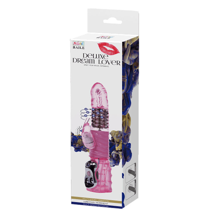 Baile Rotating Beads Rabbit Vibrator Purple