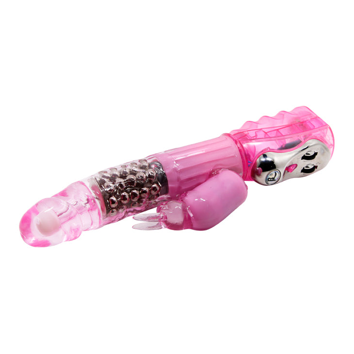 Baile Rotating Beads Rabbit Vibrator Purple