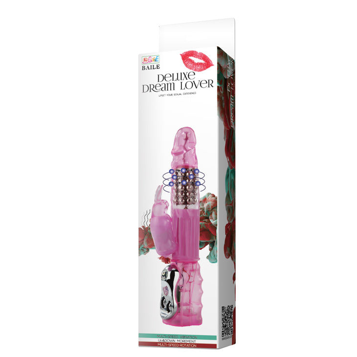 Baile Rotating Beads Rabbit Vibrator Purple