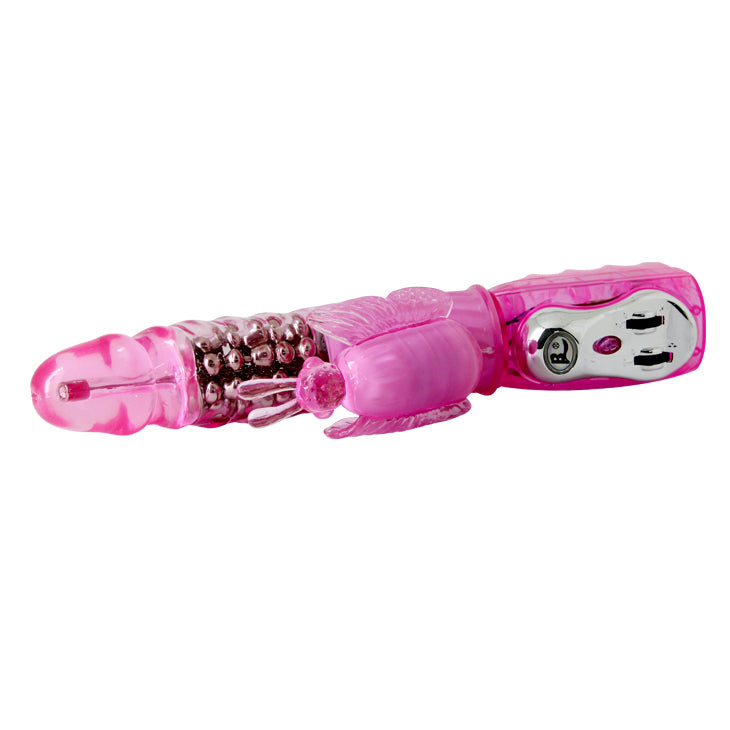 Baile Rotating Beads Rabbit Vibrator Purple