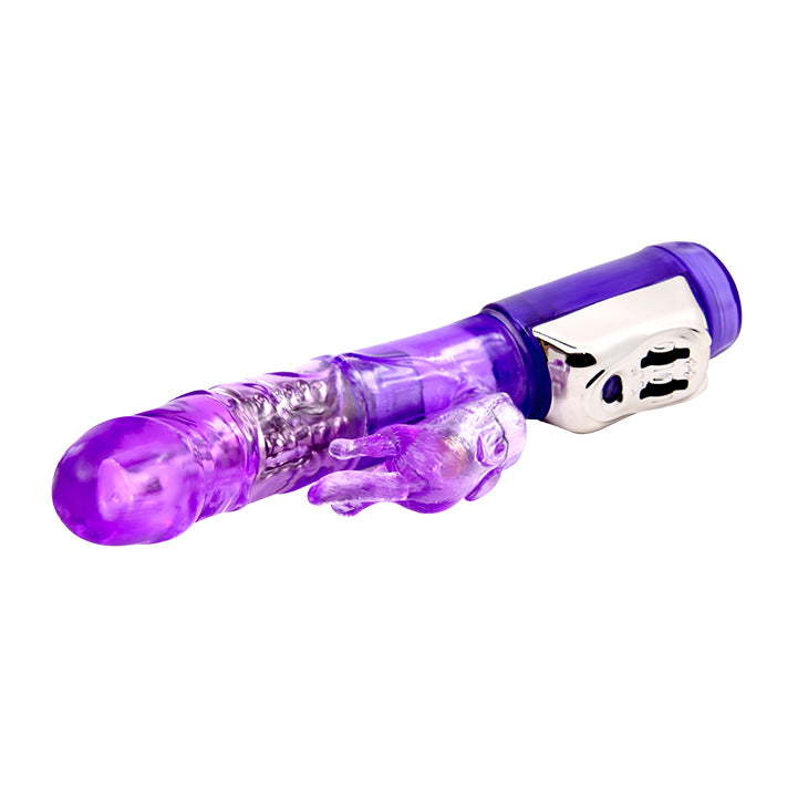 Baile Rotating Beads Rabbit Vibrator Purple