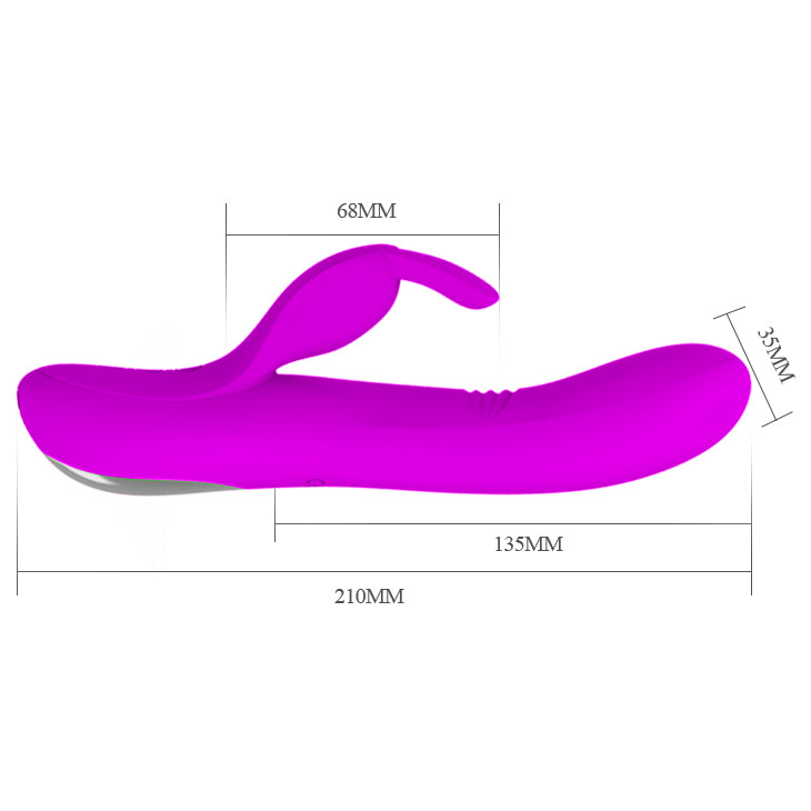 Pretty Love Dylan Rabbit Vibrator Purple