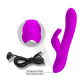 Pretty Love Dylan Rabbit Vibrator Purple