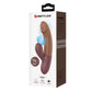 Pretty Love Rechargeable Kane Rabbit G-Spot Vibrator Brown