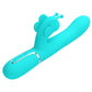 Pretty Love Ridgely Vibrating Sucking Rolling Beads Rabbit Vibrator Green