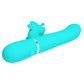 Pretty Love Ridgely Vibrating Sucking Rolling Beads Rabbit Vibrator Green