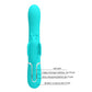 Pretty Love Ridgely Vibrating Sucking Rolling Beads Rabbit Vibrator Green