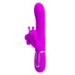 Pretty Love Ridgely Vibrating Sucking Rolling Beads Rabbit Vibrator Purple