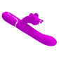 Pretty Love Ridgely Vibrating Sucking Rolling Beads Rabbit Vibrator Purple