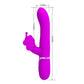 Pretty Love Ridgely Vibrating Sucking Rolling Beads Rabbit Vibrator Purple
