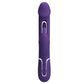 Party Up David 3in1 Swinging Flapping Rabbit Vibrator with Flicking Arm Purple