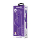 Party Up David 3in1 Swinging Flapping Rabbit Vibrator with Flicking Arm Purple