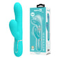 Party Up Paul 4in1 Rolling Beads Thumping Rabbit Vibrator Teal