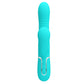 Party Up Paul 4in1 Rolling Beads Thumping Rabbit Vibrator Teal