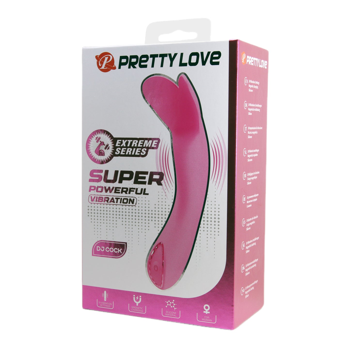 Pretty Love Extreme Series - DJ Cock Shining Decorative Ring G-Spot Vibrator
