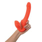 Bodywand ID Access Vibrating Strapless Strap-On Orange