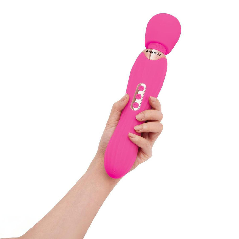 Bodywand RUMBLE WAND 12" Massage Wand Vibrator Hot Pink
