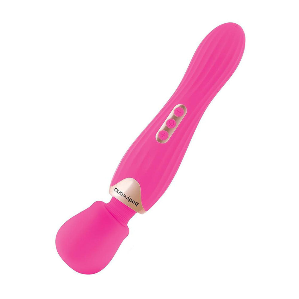 Bodywand RUMBLE WAND 12" Massage Wand Vibrator Hot Pink