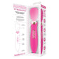 Bodywand RUMBLE WAND 10" Massage Wand Vibrator Hot Pink