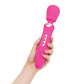 Bodywand RUMBLE WAND 10" Massage Wand Vibrator Hot Pink