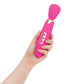 Bodywand RUMBLE WAND 8" Massage Wand Vibrator Hot Pink