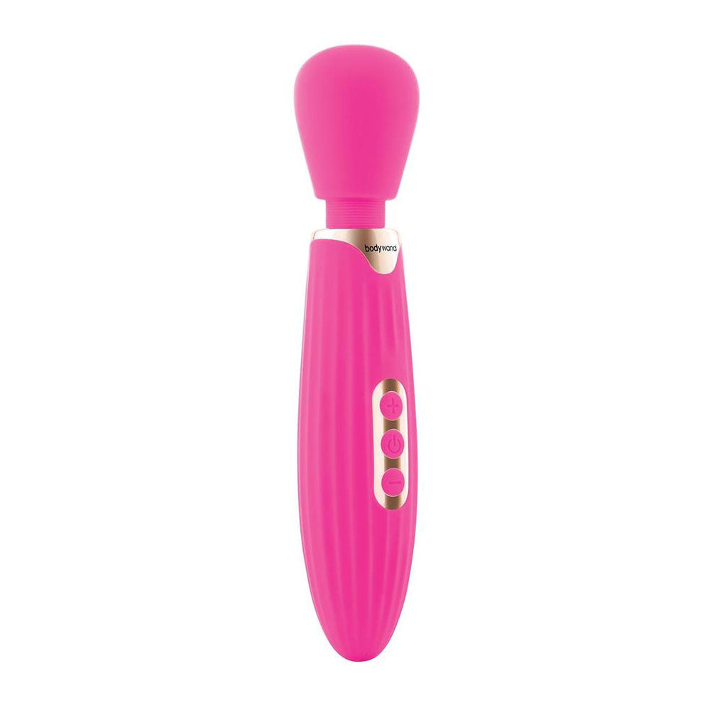 Bodywand RUMBLE WAND 8" Massage Wand Vibrator Hot Pink